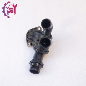 Ensemble de boîtier de Thermostat de liquide de refroidissement DECTRADE pour Audi A3 A4 A6 TT VW Golf Jetta Passat Eos 06D 121 111G/F 06D121111G 06D121111F - Product Image 5