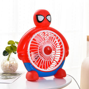 Ventilateur de table rotatif <span class=keywords><strong>Spiderman</strong></span> en plastique, à économie d'énergie, pour la maison, vente directe usine, petit ventilateur électrique de bureau pour l'été - Product Image 2