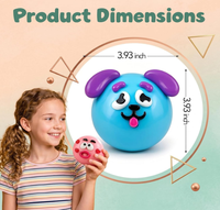 Jouets en peluche en forme de visage de chien, soulagent le stress et l'anxiété, jouets anti-stress pour adultes et enfants, jouets sensoriels, cadeaux promotionnels