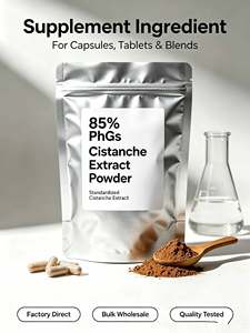 Extrait de Cistanche Tubulosa Haute Puissance 40% Échinacoside 16% Acteoside – Complément Herbal Naturel en Vrac pour la Santé des Reins et du Cerveau - Product Image 3