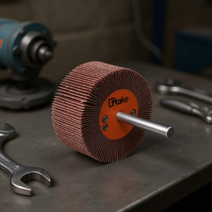 Roue à lamelles abrasives Ttake 80x40 mm, grain 240, tige de 6 mm pour le meulage - Product Image 3