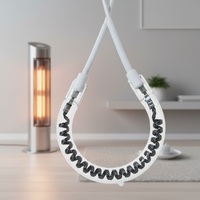 Élément chauffant infrarouge en quartz en fibre de carbone en forme de U à chauffage rapide, tube de remplacement pour chauffage solaire et chauffage d'appoint