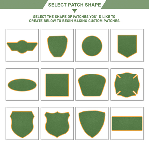 Personalised <strong>Woven</strong> Embroidered Cloth <strong>Badge</strong> for Hat Decor Guides Scouts Security Souvenir Emergency Service Youth Organisation - Product Image 2