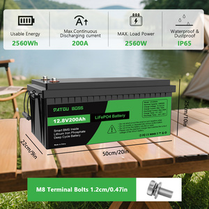แบตเตอรี่สำรองพลังงานสำหรับรถกอล์ฟ DT12-200 12  แบตเตอรี่ 12v 24v 48v 50AH 100AH 1200AH 300AH จากคลังสินค้าในต่างประเทศของสหรัฐอเมริกา ไม่มีภาษี - Product Image 1