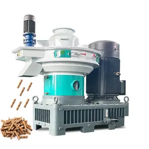 Hot Selling 132kw Wood Pellet Production Line Vertical Ring Die Biomass Pellet Making Machine