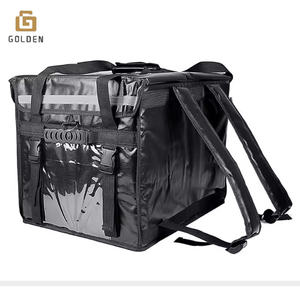 Mochila dorada personalizada de alta calidad <span class=keywords><strong>Glovo</strong></span> amarillo brillante con aislamiento térmico comida caliente <span class=keywords><strong>Pizza</strong></span> entrega bolsa nevera impermeable - Product Image 1