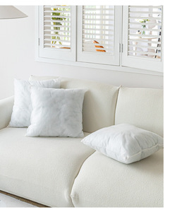 Cuscino Decorativo Quadrato Morbido e Confortevole Imbottito in 100% Cotone per Divano, Letto, Soggiorno e <span class=keywords><strong>Arredamento</strong></span> Casa - Product Image 6