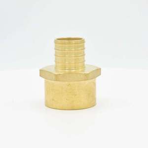 Adaptateur femelle PEX sans plomb en laiton forgé, barb <span class=keywords><strong>x</strong></span> fipt 1 pouce, raccords de tuyauterie certifiés <span class=keywords><strong>ISO</strong></span> 9001 pour l'eau - Product Image 1