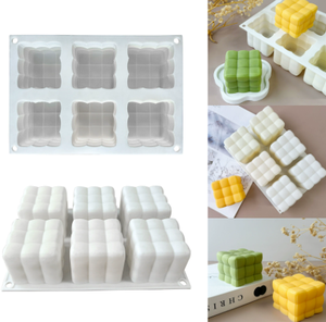 6 piezas de vela perfumada molde Mousse pastel Chocolate herramienta de bricolaje - Product Image 2