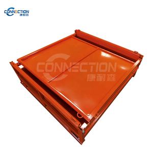 Gabbia di stoccaggio pieghevole in acciaio per magazzino industriale - Product Image 4