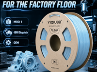 Filamento PLA mejorado Yiqiu3D para impresora 3D, 1.75mm, 1kg, alta resistencia, resistente a la flexión, piezas industriales para Bambu Lab