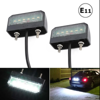 Étanche 6LED 12v/24v halogène remorque tourner feu arrière lumineux Long âge LED feux de plaque d'immatriculation