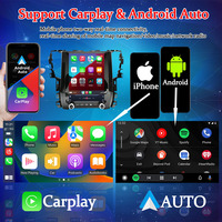 Para Alphard A30, GPS Integrado, CarPlay, Mirror Link, WiFi, Estéreo, Radio MP3, Audio de Alta Resolución, DSP, CD, USB, Android Auto, Pantalla Dividida