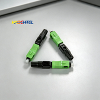 Conector SC APC para Red de Acceso de Fibra Óptica, Aplicación de Banda Ancha FTTH, Conector Rápido de Fibra Óptica