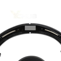 Volant en cuir blanc M Sport avec carbone forgé et LED pour BMW F06 F10 F20 F21 F30 F36 M2 F87 M3 F80 M4 F82 F85 E70 E88 E90 E92