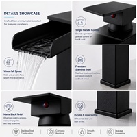 Keran Wastafel Kamar Mandi Modern Stainless Steel 304 Sensor Tanpa Sentuh Lapisan Krom Pemasangan di Dek Lubang Tunggal Inti Katup Keramik