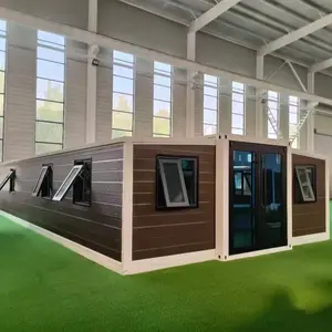 20ft 40ft gấp mở rộng container nhà 3 phòng ngủ prefabrication gấp Tiny nhà Modular nhà mở rộng container nhà