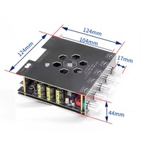 Carte d'amplification numérique BT 5.2 haute puissance AS21HPA - Subwoofer 2.1 canaux classe D - Module haut-parleur 300W x 2 + 600W TPA3255