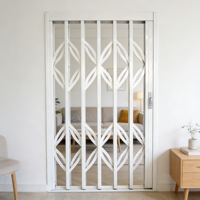 Rejillas Antirrobo Posmodernas para Ventanas, Ventanas Corredizas de Aleación de Aluminio, Cerradura de Acero Inoxidable, Resistentes y Duraderas para Almacenes