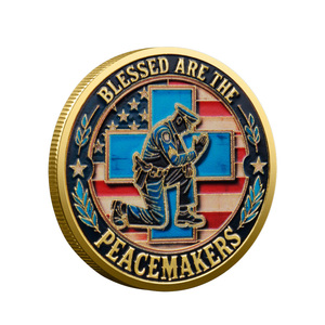 Stock Peacemakers Metall-Gedenkmünze Handwerksmünze Personalisiertes Sammlerstück Dekoration Ornament - Product Image 2