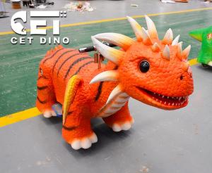 <span class=keywords><strong>Dinosaurio</strong></span> Mecánico de 1.7m a Tamaño Real, Operado con Monedas, Juguete para Montar |   Atracción Animatrónica con Control Remoto para Niños, para Interiores/Exteriores - Product Image 6