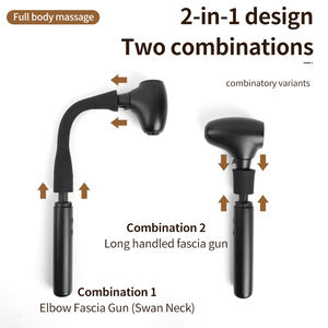 Venta al por mayor de martillo de masaje eléctrico pistola de cuerpo completo para meridianos espalda Fascia pistola martillo agarre masaje hombro estimulador muscular - Product Image 6