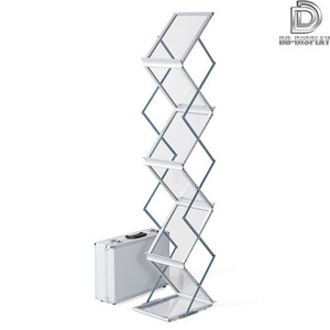 Tầng Đứng Sắt A4 Acrylic Brochure Chủ/Quảng Cáo Brochure Chủ/Pamphlet Chủ Tạp Chí Kệ - Product Image 2