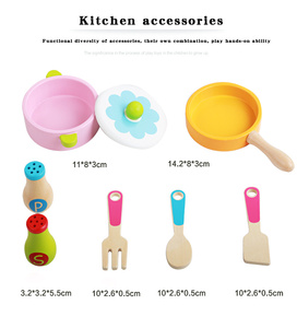 Fai finta di giocare a giocattoli Set di giocattoli <span class=keywords><strong>da</strong></span> <span class=keywords><strong>cucina</strong></span> <span class=keywords><strong>in</strong></span> <span class=keywords><strong>legno</strong></span> per bambini - Product Image 5