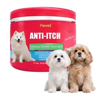 Comprimés anti-démangeaisons Pevet pour chiens, soin cutané à action rapide et longue durée avec probiotiques à 3 souches, finies les griffades