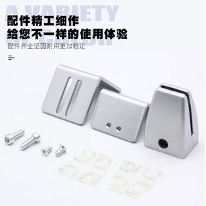 Clip de Pantalla en Forma de D de Aleación de Aluminio, Soporte Ajustable para Escritorio, Accesorio de Fijación para Vidrio - Product Image 4
