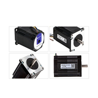 Moteur pas à pas Leadshine 57 573S09-15-L~863S42 2-3 phases Nema23-34 Couple 0,9-3,4 Nm Machines de découpe et de gravure laser