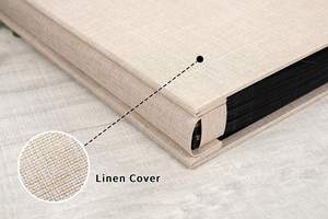 Album <span class=keywords><strong>photo</strong></span> de <span class=keywords><strong>mariage</strong></span> de haute qualité 2026, grande capacité, couverture en lin, albums personnalisés pour anniversaire - Product Image 5