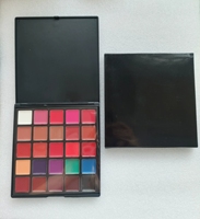 Palette de rouge à lèvres 25 couleurs, ensemble de rouges à lèvres mats, imperméable, non toxique, anti-adhésif, sans logo