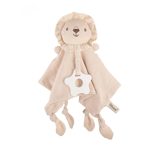 Nueva Manta de Peluche de Algodón Orgánico para Bebé con Sonajero, Conejito de Peluche Suave, Manta de Mano de Animal de Peluche, Manta de Apego de Conejito - Product Image 5