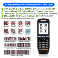Terminal de Mano con Teclado JR RF6000-2D, PDA Android Resistente, Escáner de Inventario Android
