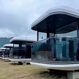 Moderna Casa Móvil Inteligente Tipo Resort, Casa Prefabricada Modular de 2 Dormitorios, Casa Cápsula con Aislamiento Térmico - Product Image 2