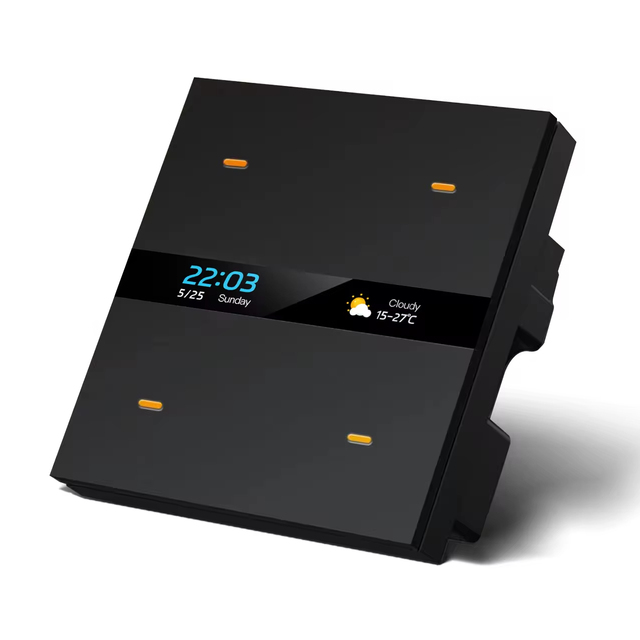4 Inch Smart Switch Scene Switch Mobile APP Remote Control with Human Body Sensing TUYA ZIGBEE Smart Switch Home Automation