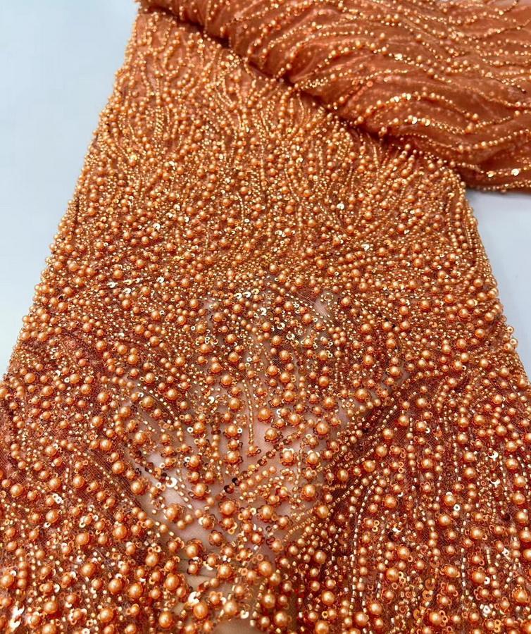 lace white beaded for gown