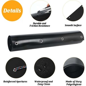 รถเข็นพับได้ HDPE พร้อมเชือกจับสำหรับขนส่ง รับน้ำหนักได้มาก ใช้งานกลางแจ้ง อุปกรณ์ขนย้ายอเนกประสงค์ - Product Image 3