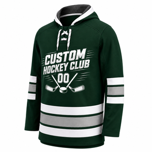 Sudadera con Capucha de Hockey Unisex con Cordones, Diseño Gráfico con Número de Club de Hockey, Ropa para el Día del Partido - Product Image 5