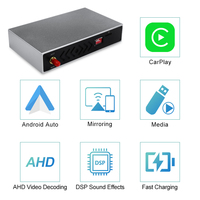 Reproductor de Audio para Auto STWEI con Carplay Inalámbrico y Android Auto, Caja Decodificadora con Interfaz Inteligente para Q7 Q8 MMI 3G MIB MIB3 de 2010-2018