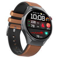 Hochwertige Anzeige Wasserdicht Magnetisches Laden 470mAh Akku Atemtraining Stressmonitor GE400 4G Smartwatch