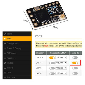 Transmisor TBS CROSSFIRE TX V2 SET TX V2 CRSF con Protocolo PPM de 915Mhz de Largo Alcance para Drones de Carreras - Product Image 6