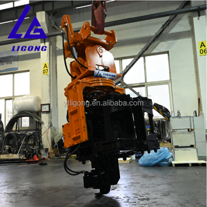 Philippinen Händler Preis Side Grip Pile Driver, Side Grab Vibro Hammer für 20-40t 18 Monate Garantie für Blech und Beton pfahl - Product Image 2