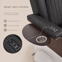 Fauteuil de pédicure haut de gamme avec bassin de spa pour les pieds, système de jets de remous, siège inclinable pour salon de manucure de luxe, mobilier de spa OEM