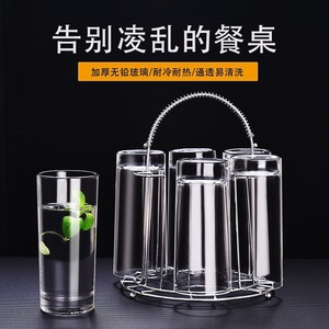Glass Water <b>Cups</b> <b>Set</b> 350ml Heat Resistant For Party Drinking - Product Image 5