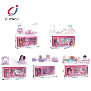 Jolie <span class=keywords><strong>poupée</strong></span> colorée pour enfants, jeu d'intérieur, ensemble <span class=keywords><strong>de</strong></span> <span class=keywords><strong>maison</strong></span>, jouet en plastique bon marché - Product Image 5