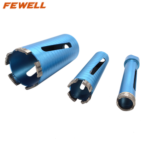 Broca de núcleo seco de diamante de segmento de corona soldada con láser G1/2 * BSP de 25mm <span class=keywords><strong>para</strong></span> hormigón, ladrillos - Product Image 6