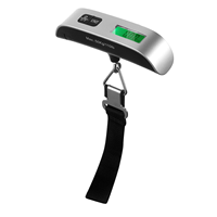 Nouveau Style haute qualité Lcd Portable tenu dans la main aéroport suspendu valise voyage pesage électronique numérique bagages balance 50kg