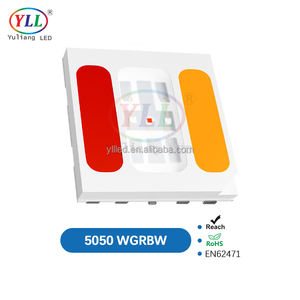 Puce <span class=keywords><strong>LED</strong></span> SMD 5050 WRGBW haute puissance 2,5 W à mélange de couleurs exceptionnel pour éclairage décoratif, éclairage mural architectural extérieur, éclairage de scène - Product Image 3